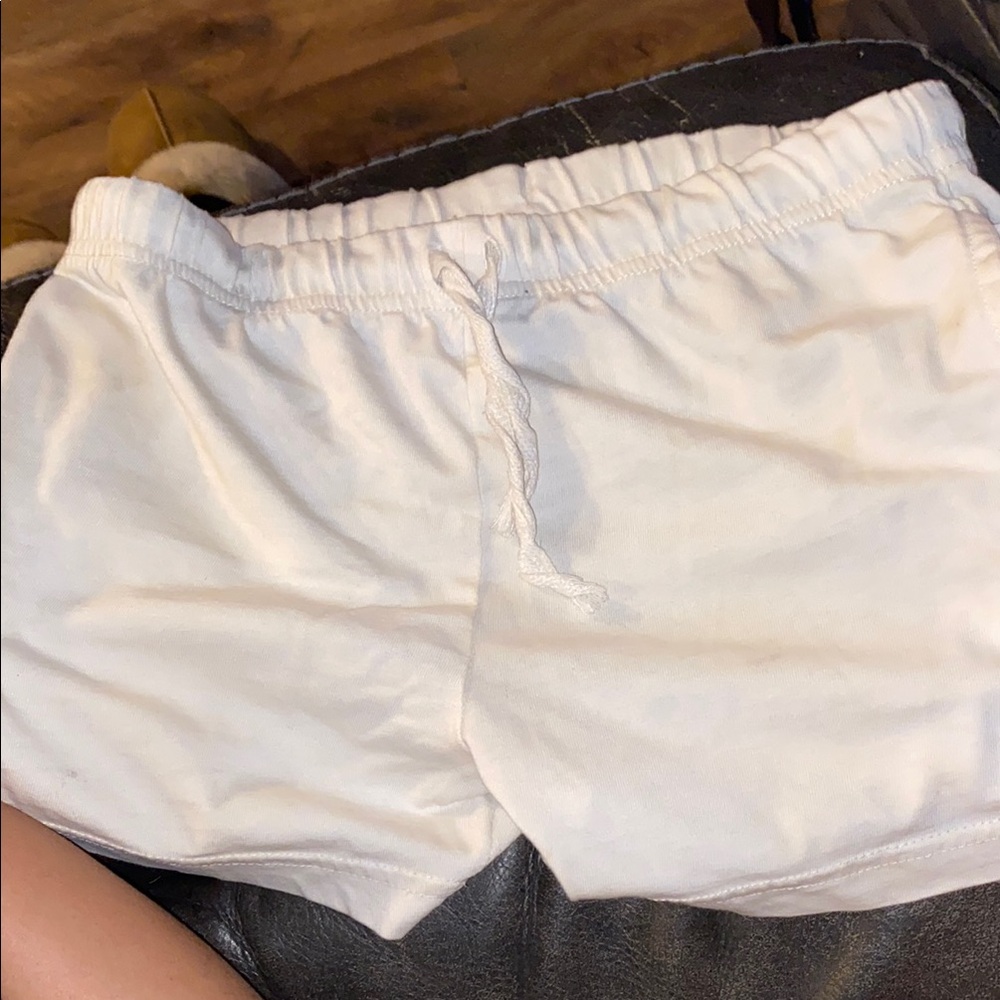 Women's Athletic White Shorts